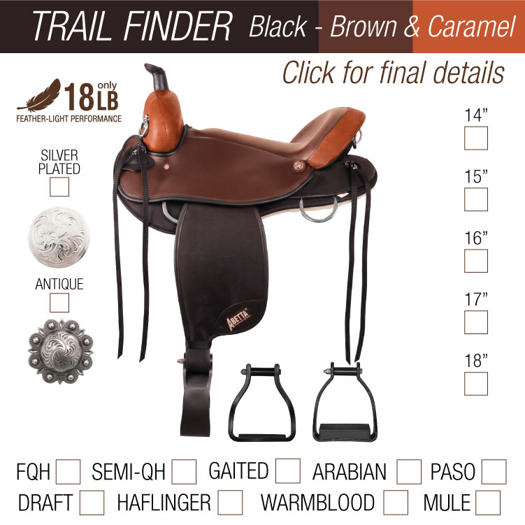 TRAIL FINDER BROWN & CARAMEL
