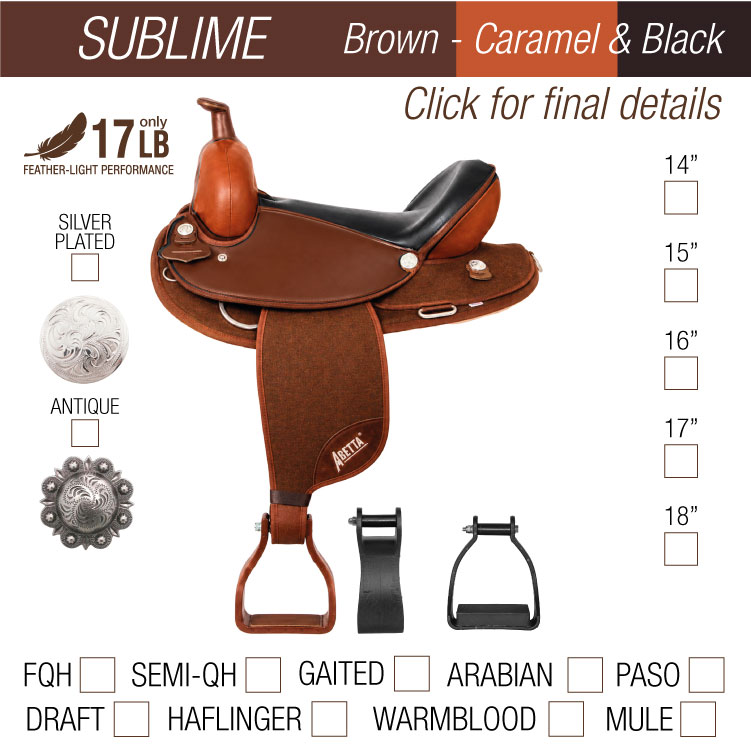 SUBLIME BROWN CARAMEL & BLACK.