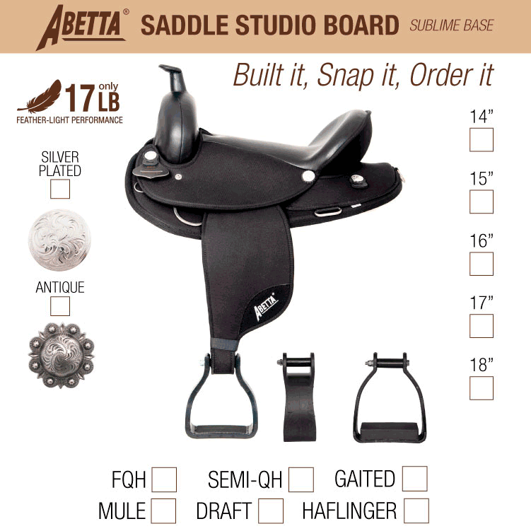 ABETTA SUBLIME SADDLE. - CUSTOM